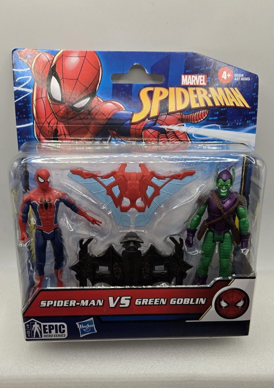 Marvel Epic Hero Series Spider-Man vs Green Goblin 4" Action Figures HASBRO NEW